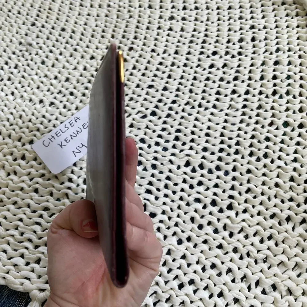 Cartier Leather Bifold Vintage Must De Wallet Bordeaux